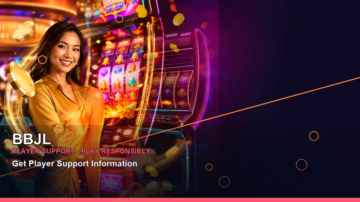 BBJL casino cashback rewards featuring an adult Filipina casino host with a left-framed composition