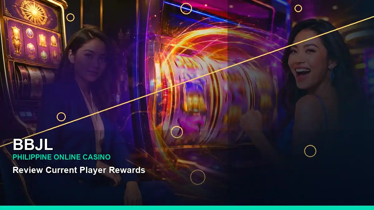 BBJL Philippines casino guide with left close-up VIP casino rewards and an adult Filipina casino host